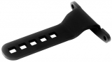 Headlight Relocation Bracket, Wide, Powder Coated, Black