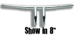 8" T-BAR, CHROME