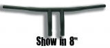 8" T-BAR, BLACK