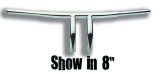 12" T-BAR, CHROME