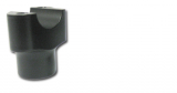 1.5" CHUBBY BILLET RISER, BLK UNC