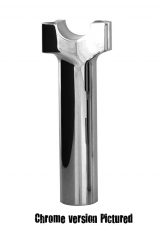 6" CHUBBY BILLET RISER, BLK UNC
