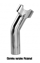 5.5" CHUBBY P/BACK RISER, BLK UNC