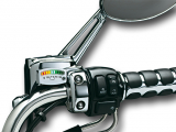 LED Battery Gauge, Chrome