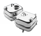 CHROME OIL TANK B/TWIN 65-E82 for use with filter