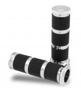 PM Handle Grip Set, PM Xls, Hd Dual Cable Set, Chrome
