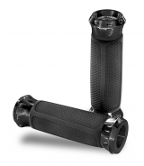 PM Overdrive Handle Grip Set, Hd Dual Cable Set, Black