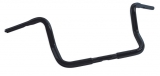 Highway Hawk, Handlebar, Fat Bagger, 1 1/4", Including Notches For TBW, A 28cm B 34cm C 94cm D 32cm E 13.5cm x 25mm, Powder Coated, Black