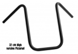 Highway Hawk, Handlebar, Bad Hawk 7", 1", A-18cm B-18cm C-80cm D-16cm x 25mm, Powder Coated, Black
