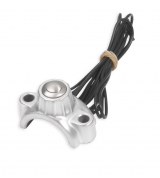 Kustom Tech Handlebar Control Clamp with Micro Switch - Alu. satin