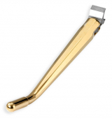 Kustom Tech Weld-On Diamond Kickstand - polished brass