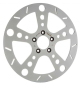 Brake Disc, Rodder, 11.5", Centering 56,2mm, Drilling 5/16", Stainless Steel, Polished