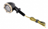 Turn Signal, Black Anodized/Brass