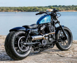 Rear Fender Rick's Sportster 240 Tire (Require Swingarm Modification)
