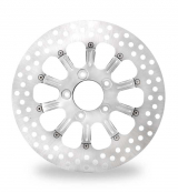 11,5" Front Brake Rotor Revel Chrome, 2,22" Inner Diameter
