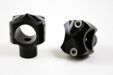 Risers Spock For 1 1/4" Handlebar, Black Anodized