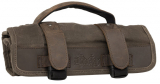 Tool Roll, Voyager Luggage, Made Of Wet Waxed UV-Treated Cotton, Leather Securing Straps