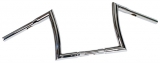 Handlebar Bad Ape hanger 10" Diameter 32mm, 25,4mm (1") Center Diameter, Chrome, Width 800 Pullback 150 Height 220 mm