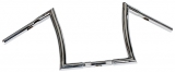 Handlebar Bad Ape hanger 12" Diameter 32mm, 25,4mm (1") Center Diameter,Chrome, Width 800 Pullback 150 Height 260 mm