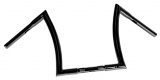 Handlebar Bad Ape hanger 14" Diameter 32mm, 25,4mm (1") Center Diameter,Black, Width 800 Pullback 150 Height 320 mm