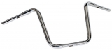 Handlebar Narrow Ape Hanger 14" Diameter 32mm, 25,4mm (1") Center Diameter, Chrome, Width 860 Pullback 210 Height 350 mm