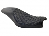 Seat, 2-Up, Boss, Black, Dyna 06-17