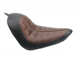 Solo Seat, Enzo, Brown, Softail 06-17 With 200mm Tire (Does Not Fit Combined With Tracker Rear Fender Kits)