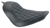 Solo Seat, Boss, Black, Softail 06-17 With 200mm Tire (Combined With Tracker Rear Fender Require Use Of Shorter Battery CCE# 890453,890454)