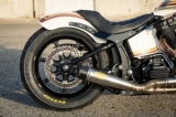 Solo Seat, Boss, Black, Softail 06-17 With 200mm Tire (Combined With Tracker Rear Fender Require Use Of Shorter Battery CCE# 890453,890454)