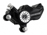 Brake Caliper, Front Left, Contrast Cut, Dyna 00-17, Softail 00-14 (Without FSXTS), XL 00-13, XLH 00-13, FLH 00-07 (With 11,5" Disc), Vrod 02-05 (Without VRSCR)