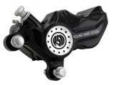 Brake Caliper, Front Right, Contrast Cut, Dyna 00-17, Softail 00-14 (Without FSXTS), XL 00-13, XLH 00-13, FLH 00-07 (With 11,5" Disc), Vrod 02-05 (Without VRSCR)