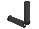 Grips, Billet, Traction, Textured Black,08-19 Throttle By Wire Models