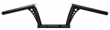 Handlebar, Vintage Shortstack, Black Powdercoat, Standard 1? Diameter
