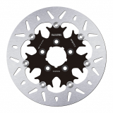 Brake Disc, Rear Floated, Black Carrier