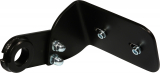 Thunderbike License Plate Side-Mount Bracket, Short, Stainless Steel, Matte Black, Softail 08-17