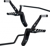 Thunderbike Drilled Forward Control Kit, Black, Dyna 99-17 (With Twin Cam Engine)