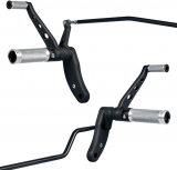 Thunderbike Base Alu Short Forward Control Kit (-32 mm), Black, Dyna 99-17 (With Twin Cam Engine, Without Fat Bob, Wide Glide)