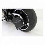 License Plate Bracket Kit (Germany 180 x 200 mm),Black Softail 18