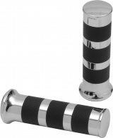 Grip Set, Zeta, Mller Internal Throttle (Closed), Chrome
