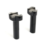 4.5" OEM Style Riser in schwarz für Harley-Davidson 1" (25.4mm) Lenker