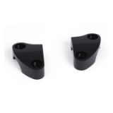 Alu Lenker-Klemmen in schwarz für Harley-Davidson 1" (25.4mm) Lenker