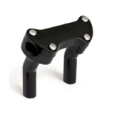 4.5" Pullback-Riser-Set in schwarz für Harley-Davidson 1" (25.4mm) Lenker