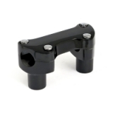 2" Straight-Riser-Set in schwarz für Harley-Davidson 1" (25.4mm) Lenker