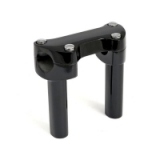 4.5" Straight-Riser-Set in schwarz für Harley-Davidson 1" (25.4mm) Lenker