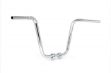 Ape Hanger Handlebar, 1 1/4", Chrome, Throttle By Wire