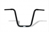 Ape Hanger Handlebar, 1 1/4", Black, Throttle By Wire