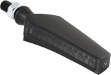 HIGHSIDER LED sequence-indicator STS 1, black anodized, smoke lens, E-marked