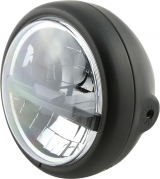 Bates Style Type 5, 5 3/4" Headlight, Black