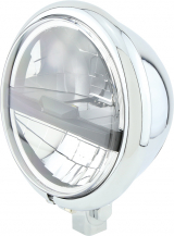 Bates Style Type 5, 5 3/4" Headlight, Chrome