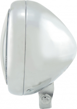 Pecos Type 6, 5 3/4" LED Headlight, Chrome, Bottom Mount